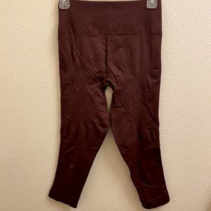 Size 2 Maroon Lululemon Leggings